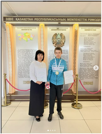 «Жұлдызай-2025» Ұлттық инклюзивті ойындарының секіру және жеңіл атлетика (60м) (спорт түрлері) бойынша жарыстарында 8 “В” сынып оқушысы Яночкин Илья жүлделі 1 орын алды.