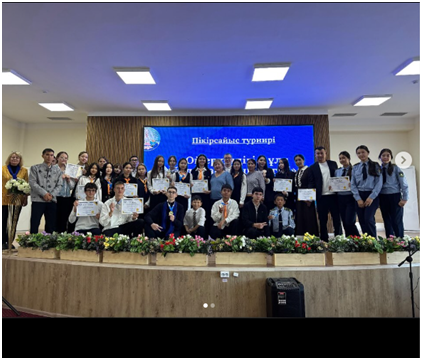 Талдықорған қаласында өткен «Ой еркіндігі – ұлт болашағының негізі» тақырыбындағы мектеп оқушылары арасындағы пікірсайыс турнирінде К.Ушинский атындағы №7 орта мектептің «Парадокс» командасы жүлделі І орынға ие болды.